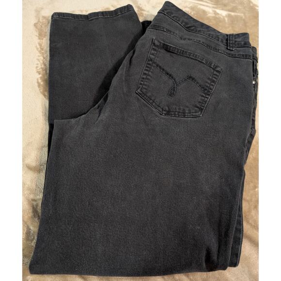 Just My Size JMS Womens Jeans Plus Size 18W 18 W Stretch Denim Classic Fi Twill - Picture 1 of 8